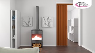 tectake - Porta a soffietto in PVC