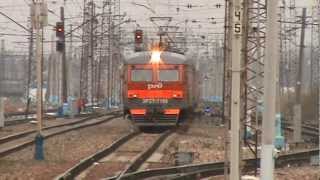 Электропоезд ЭР2Т-7189 станция Апрелевка