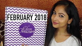 GLAM TREASURE BOX February 2018 | Unboxing & Review | Heart Yourself Edition | Stacey Castanha