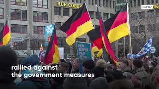 Germany: AfD vaccine mandate protest met with counter-demo in Nuremberg