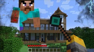 GIANT STEVE APPEARS IN MY HOUSE IN MINECRAFT !! Minecraft Mod