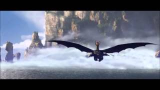 Cómo entrenar a tu dragón - Vuelo de Hipo y Desdentado