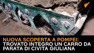 Nuova scoperta a Pompei: trovato integro un Carro da parata di Civita Giuliana