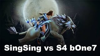 SingSing Mirana vs S4 Shadow Fiend bOne7 Clockwerk