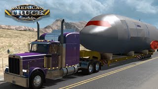 American Truck Simulator - Airbus 380 Trailer Mod Heavy Haul!