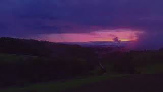 Pruple Clouds Abendstimmung im oberen Bottwartal