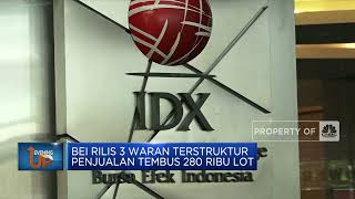 BEI Rilis 3 Waran Terstruktur Penjualan Tembus 280 Ribu Lot