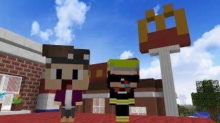 1 TAG ARBEITEN BEI McDONALDS IN MINECRAFT !
