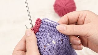 How to Knit - Attached i-cord