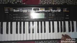 Bom Diggy Diggy Bom Piano Tutorial