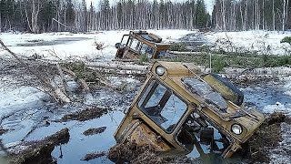 ТРАКТОРЫ БУЛЬДОЗЕРЫ ПО БЕЗДОРОЖЬЮ! ✅Уникальная подборка Гусеничные Тракторы Грязь