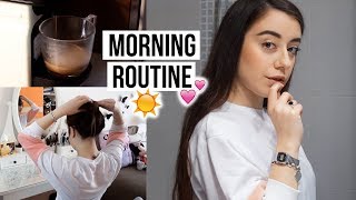 MY MORNING ROUTINE ☕️ // Long Hair Edition