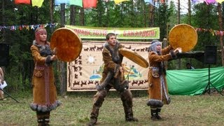 Эвенки. Праздник Бакалдын - эвенкийский Новый год. Эвенкия. Yakutia. GoldenAldan.Ru