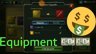 Legendary Hero Equipments are coming /king of Avalon / Update 6.0
