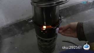 DX: Flenda CB-R138-05 Portable Camp Stove Multi-fuel Windproof Stove