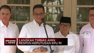 Nilai Pemilu 2024 Bermasalah, AMIN Daftar Gugatan ke MK