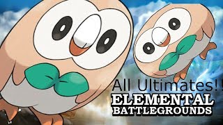 Roblox Elemental Battlegrounds ALL Ultimates Special (Remastered)