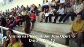 Dom Mário Marquez celebra o Sacramento do Crisma em André Carloni Carapina Serra ES