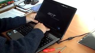 The screen installation of Laptop Acer