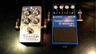 Keeley C4 Compressor vs Vintage MIJ Boss CS-3 Compressor