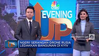 Ngeri! Serangan Drone Rusia Luluh Lantakkan Bangunan di Kyiv
