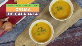 Crema de calabaza | Puré de calabaza fácil | Crema de calabaza rehogada