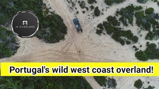 Portugal's wild west coast overland.