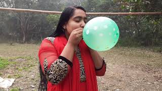Babai learns colors with balloons ! Balloon Pop | Part 31