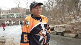 Senior ice hockey team takes to the rink as winter sports grow in popularity ahead of Beijing Games