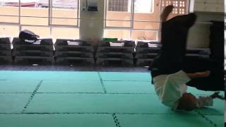 Aikido - Ushiro Mae Yoko Kaiten Ukemi