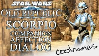 HD SCORPIO Complete Companion Affection Dialog SWTOR Star Wars The Old Republic