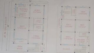 30 × 40 north face ground with first floor plan map naksha design
