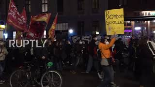 Germany: Hundreds join Berlin rally in support for Gorillas delivery riders