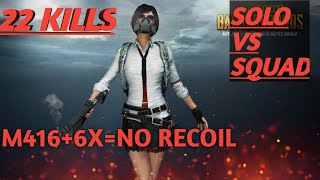 22 KILLS Solo vs Squad classic gameplay...#pubg #pubgmobile #tpp #captain #fourfingerclaw