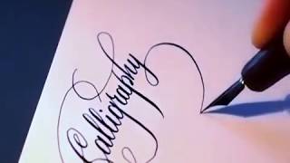 calligraphy masters - handwriting. Written with a Leonardt IIIEF nib