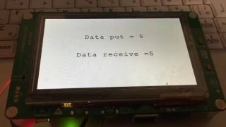 Stm32cubemx + Free_RTOS example Task and queue ( Test with stm32f7-disco board)