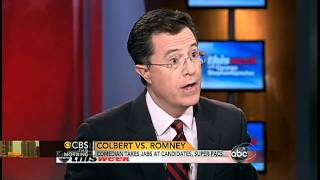 CBS This Morning - Stephen Colbert: New attack ad targeting Romney