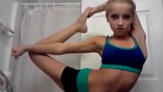 Gymnastics In the bathroom lol