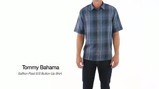 Tommy Bahama Saffron Plaid S/S Button Up Shirt | SwimOutlet.com
