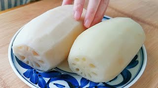 【小穎美食】蓮藕最好吃的做法，不用炒不涼拌，比獅子頭還香，給紅燒肉都不換