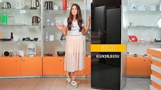 BOSCH KGN39LB35U - Стильный, Черный, Стеклянный Холодильник | Palladium.ua