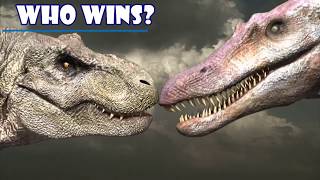 T-Rex vs Spinosaurus - Jurassic World Battles