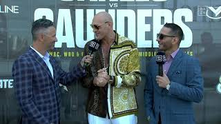 Tyson Fury Gives Prediction for Canelo vs. Saunders, Explains What "Gypsy Magic" Is