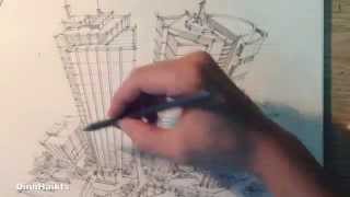 How to Draw a Building from word _by DinhHaikts