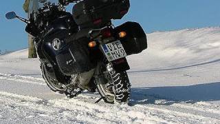How to ride a Motorcycle on ice and snow