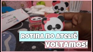 ENCOMENDAS DA SEMANA | TOUR PELA VIVIAN FESTAS | DESAFIO 30 MIN | ROTINA NO ATELIE