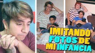 Imitando fotos de mi infancia *Casi lloro* | Mario Aguilar??‍♂️