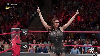 WWE 2K18 ‎Sasha Banks vs Stephanie McMahon (Xbox One X 4K)