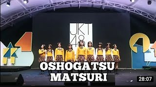 jkt48 | allobank food festival | oshogatsu matsuri