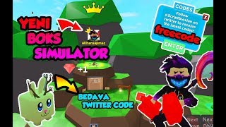 ? Yeni Boks Simulator VE Bedava Kod Geldi ? / Boxing Simulator / Roblox Türkçe